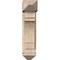 Ekena Millwork Merced Arts and Crafts Smooth Bracket w/ Offset Brace, Douglas Fir, 7 1/2"W x 20"D x 32"H BKT0806X20X32MRC03SDF - alternate 2